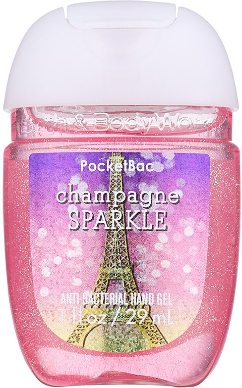 Bath & Body Works PocketBac Champagne Sparkle gel antibacteriano para as mãos