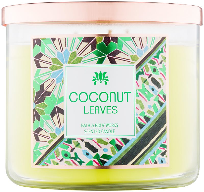 Bath & Body Works Coconut Leaves illatos gyertya 411 g