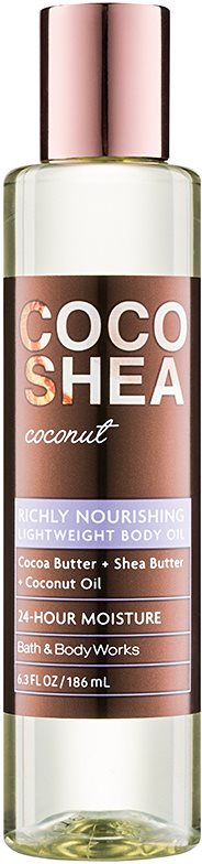 Bath & Body Works Cocoshea Coconut tělový olej pro ženy 186 ml