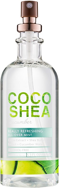 Bath & Body Works Cocoshea Cucumber spray corporel pour femme 156 ml