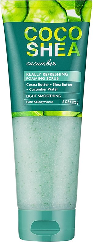 Bath & Body Works Cocoshea Cucumber exfoliant de corp pentru femei 226 g