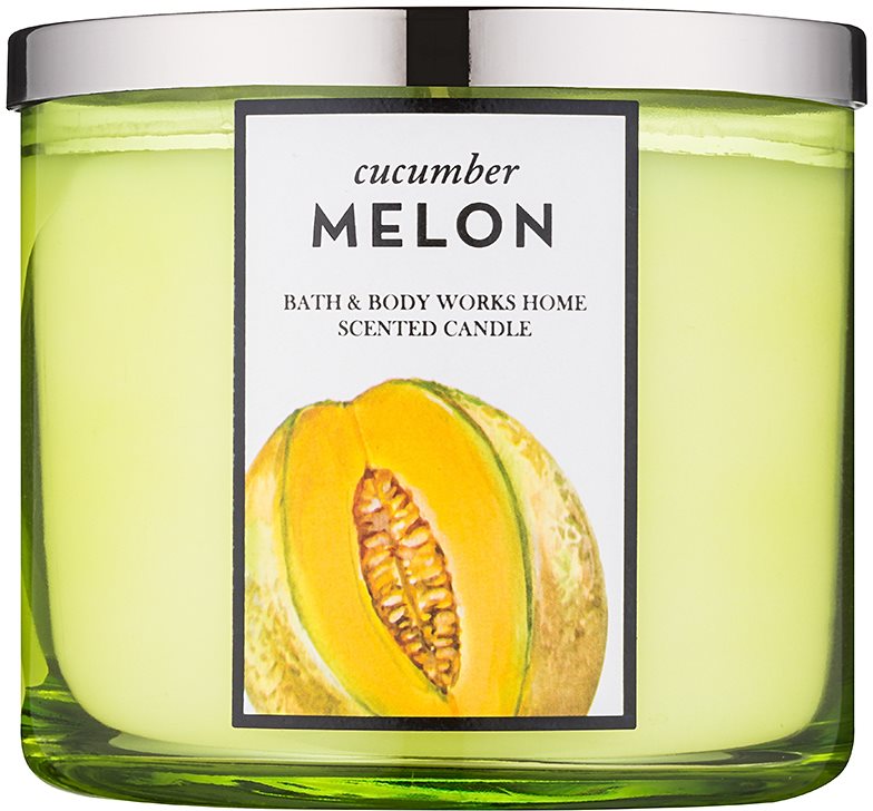 Bath & Body Works Cucumber Melon świeczka zapachowa 411 g