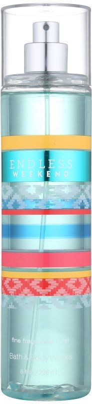 Bath & Body Works Endless Weekend telový sprej pre ženy 236 ml