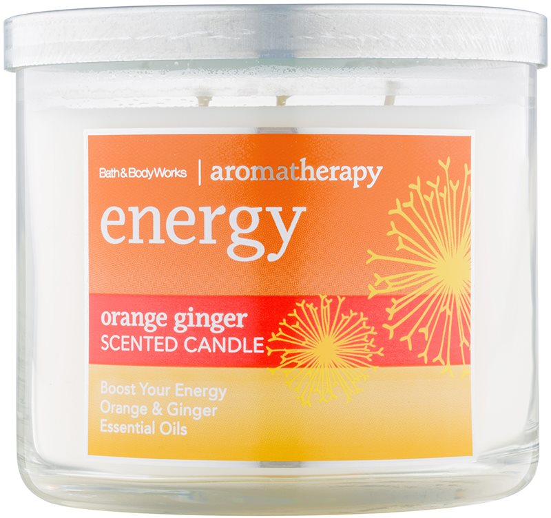 Bath & Body Works Energy Orange Ginger vonná sviečka 411 g