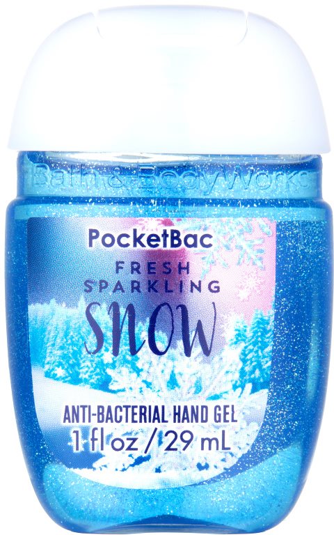 Bath & Body Works PocketBac Fresh Sparkling Snow Handgel