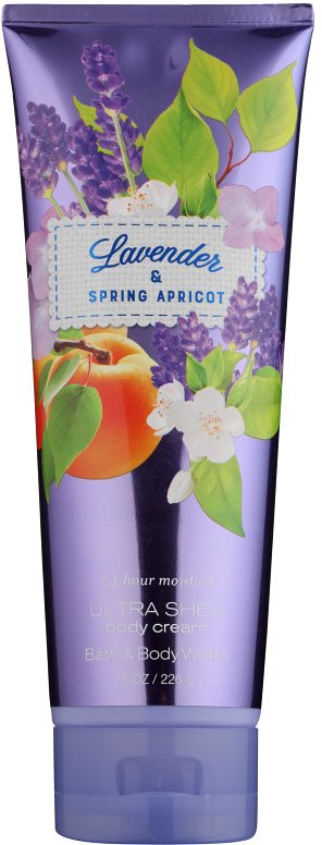 Bath & Body Works Lavander & Spring Apricot creme corporal para mulheres 226 g
