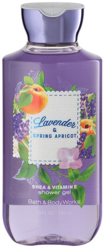 Bath & Body Works Lavander & Spring Apricot żel pod prysznic dla kobiet 295 ml