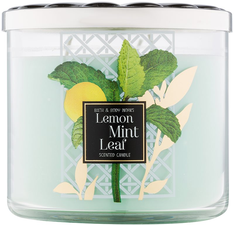 Bath & Body Works Lemon Mint Leaf Scented Candle 411 g