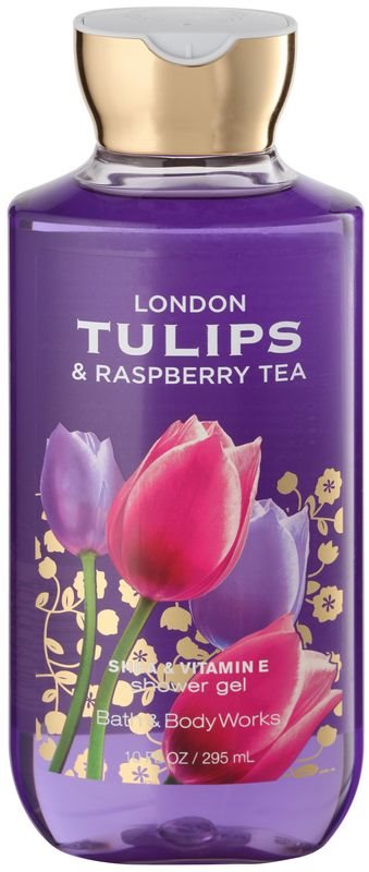 Bath & Body Works London Tulips & Raspberry Tea gel douche pour femme 295 ml
