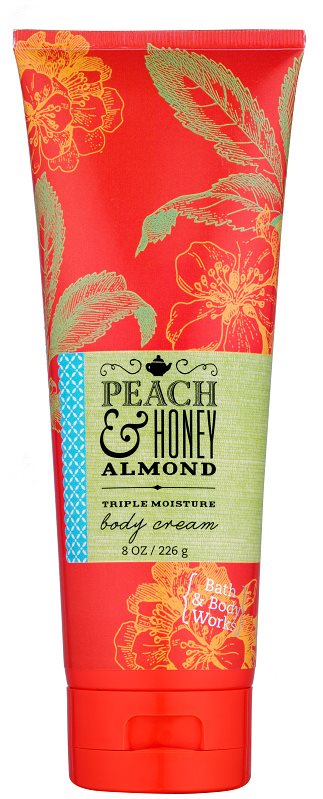 Bath & Body Works Peach & Honey Almond creme corporal para mulheres 226 g
