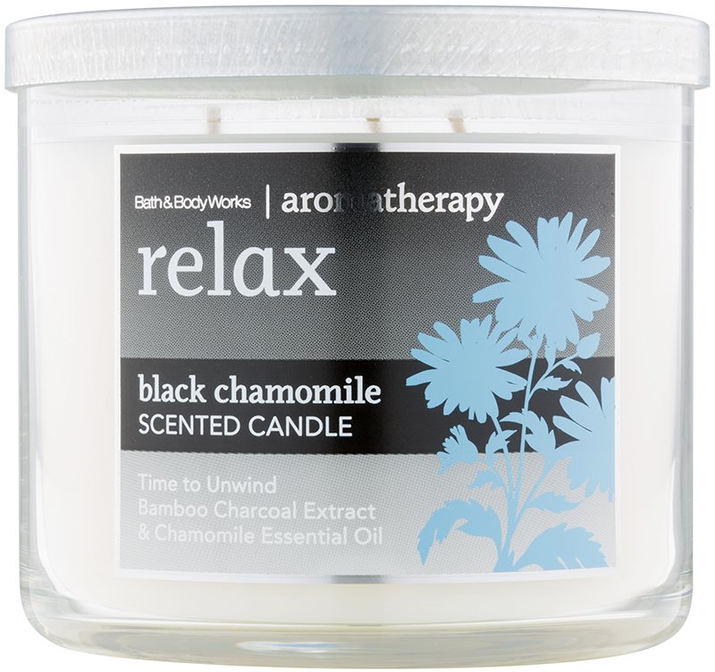 Bath & Body Works Relax Black Chamomile bougie parfumée 411 g