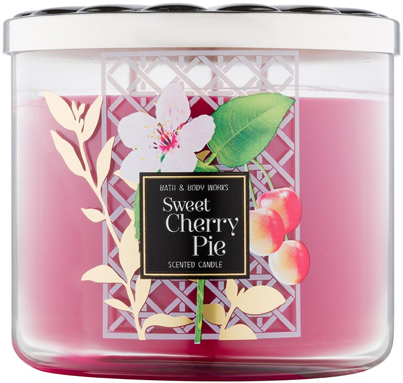 Bath & Body Works Sweet Cherry Pie vonná svíčka 411 g