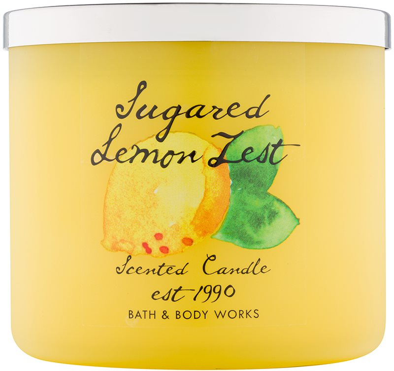 Bath & Body Works Sugared Lemon Zest bougie parfumée 411 g