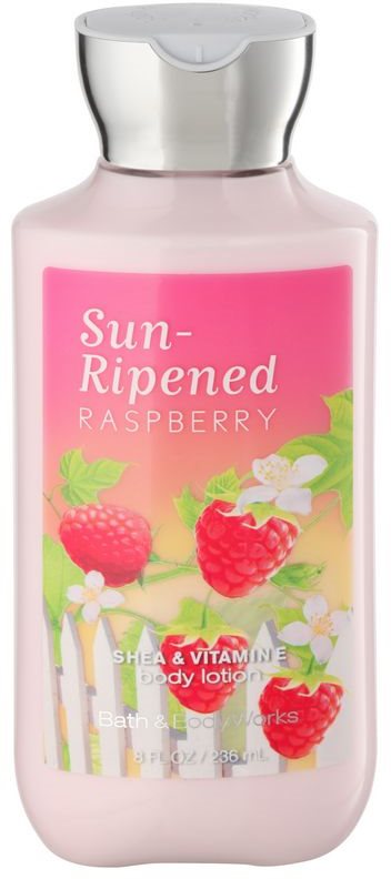 Bath & Body Works Sun Ripened Raspberry lapte de corp pentru femei 236 ml