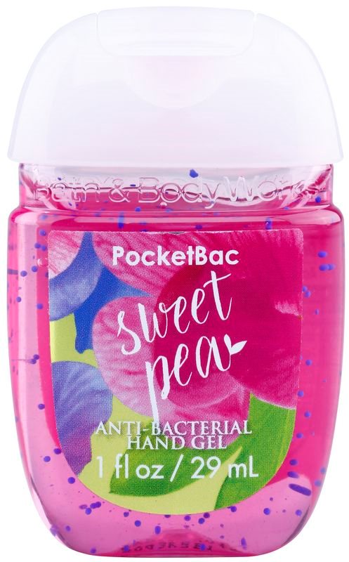 Bath & Body Works PocketBac Sweet Pea Gel antibacterial pentru maini.