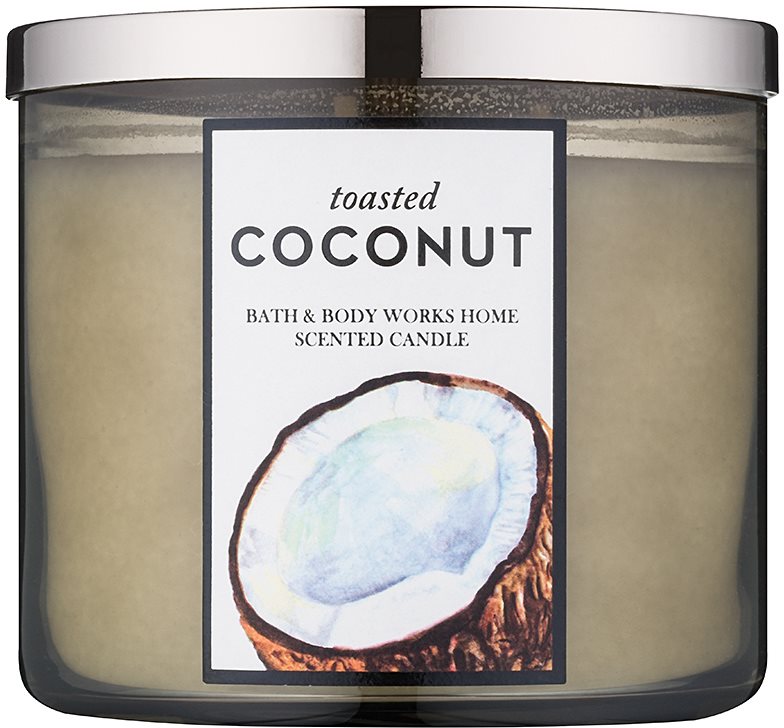 Bath & Body Works Toasted Coconut vonná svíčka 411 g