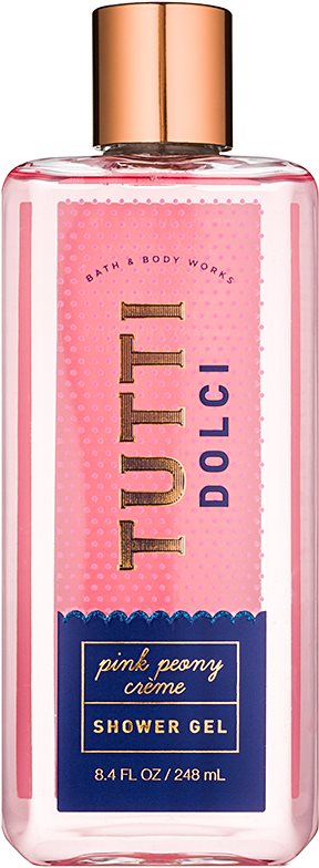 Bath & Body Works Tutti Dolci Pink Peony Créme żel pod prysznic dla kobiet 248 ml
