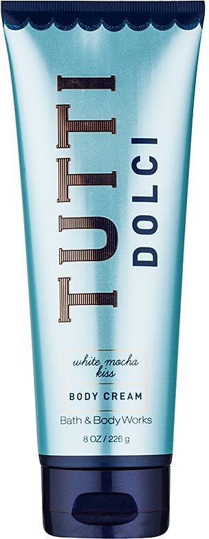Bath & Body Works Tutti Dolci White Mocha Kiss krem do ciała dla kobiet 226 g