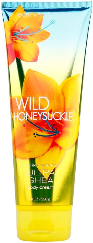 Bath & Body Works Wild Honeysuckle telový krém pre ženy 226 g s bambuckým maslom