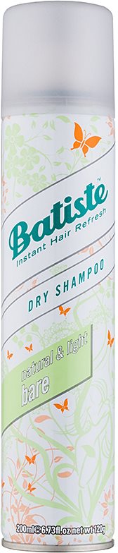Batiste Fragrance Bare suchý šampón pre absorpciu prebytočného mazu a pre osvieženie vlasov