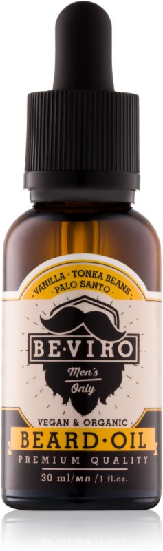 Be-Viro Men’s Only Vanilla, Palo Santo, Tonka Boby olio da barba