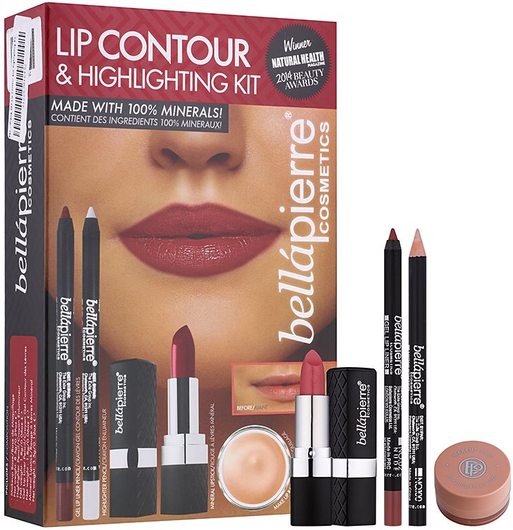 BelláPierre Lip Contour & Highlighting Kit Kosmetik-Set I.