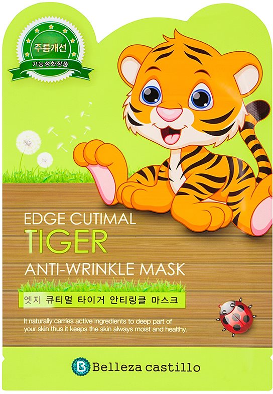 Belleza Castillo Edge Cutimal Tiger maschera lisciante antirughe e attivante