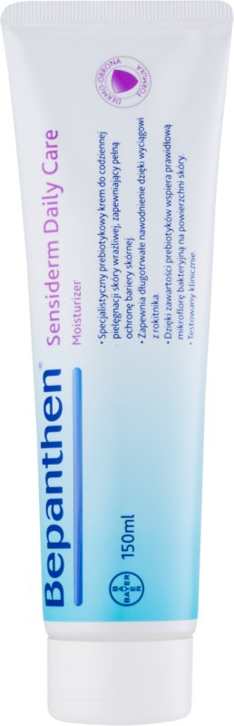 Bepanthen Sensiderm hidratáló krém az érzékeny és atópiás bőr védelmének megerősítésére