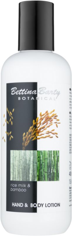 Bettina Barty Botanical Rice Milk & Bamboo losjon za roke in telo z vlažilnim učinkom