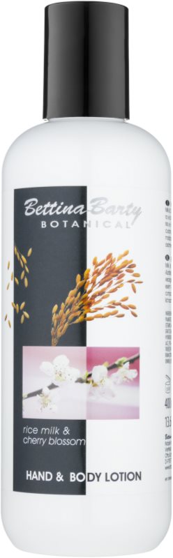 Bettina Barty Botanical Rise Milk & Cherry Blossom lait mains et corps effet hydratant