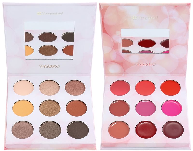 BH Cosmetics Shaaanxo paleta cieni do powiek i szminka