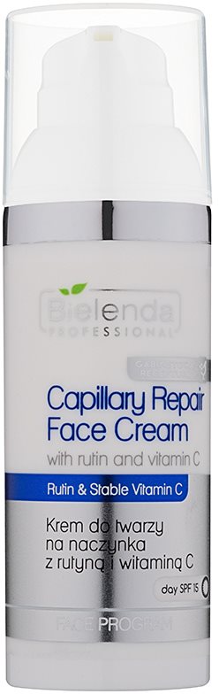 Bielenda Professional Capillary Repair krém proti zarudnutí a rozšířeným žilkám SPF 15