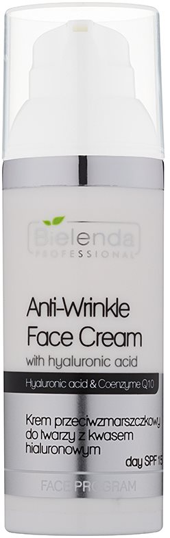 Bielenda Professional Hyaluronic Acid & Coenzyme Q10 protivráskový krém SPF 15