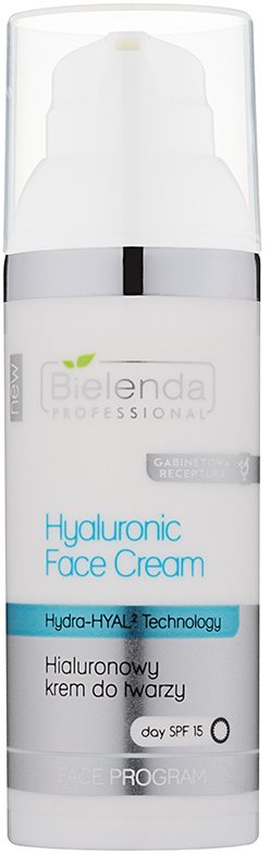 Bielenda Professional Hydra-Hyal Technology Crema de față cu acid hialuronic SPF 15