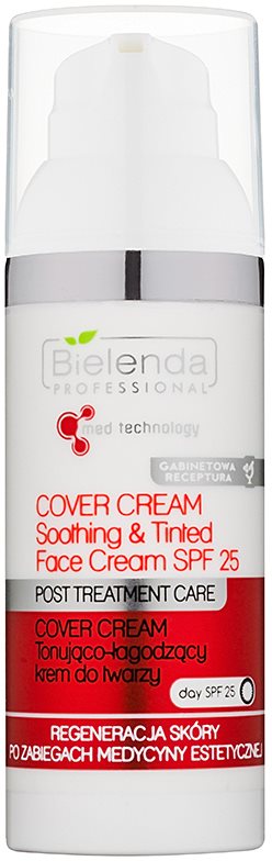 Bielenda Professional Med Technology crème teintée apaisante SPF 25