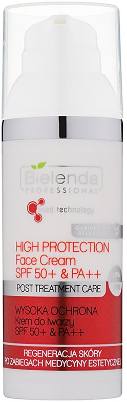 Bielenda Professional Med Technology crema protettiva viso SPF 50+