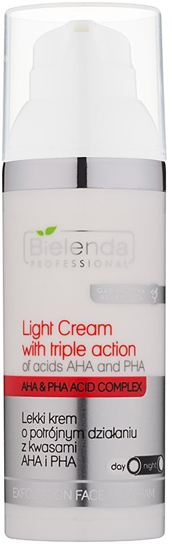 Bielenda Professional Med Technology crema de fata usoara cu efect triplu