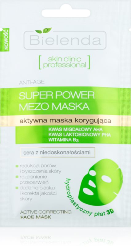 Bielenda Skin Clinic Professional Correcting plátýnková maska proti nedokonalostem aknózní pleti