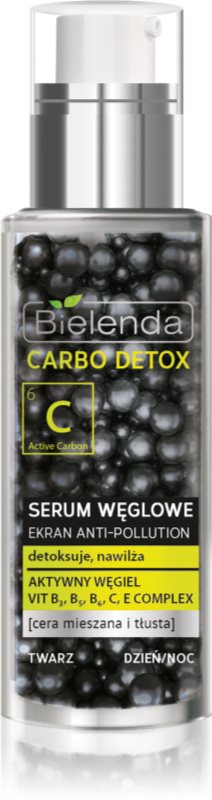 Bielenda Carbo Detox Active Carbon detoksikacijski serum za lice s aktivnim ugljenom