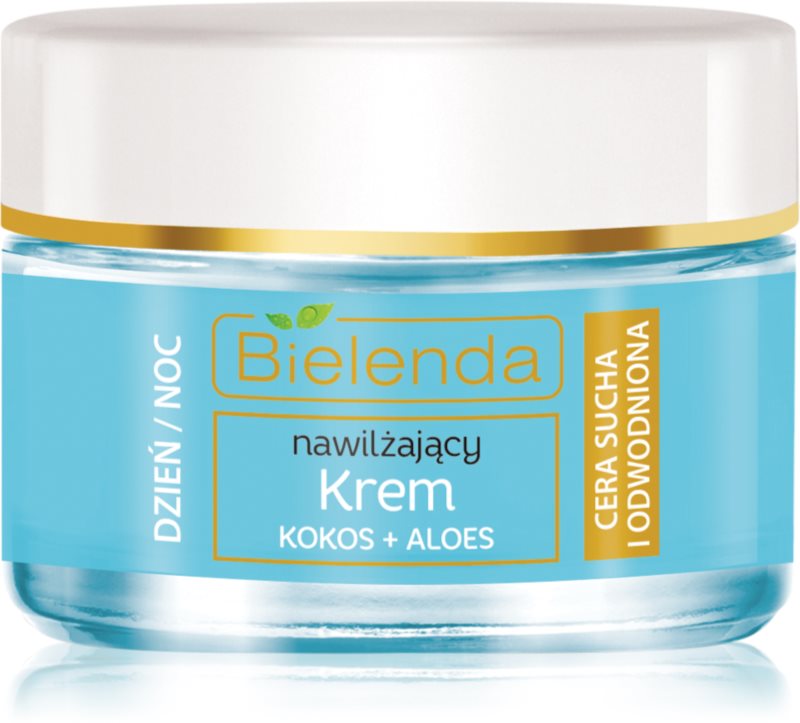 Bielenda Hydra Care Coconut & Aloe intensief hydraterende crème voor Gedehydrateerde Droge Huid
