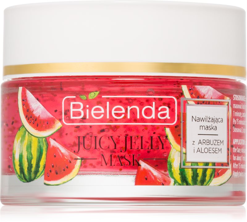 Bielenda Juicy Jelly Melon & Aloe Vera Hydraterende Masker voor Droge Huid