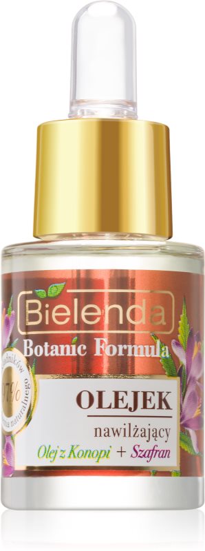 Bielenda Botanic Formula Hemp + Saffron olio viso effetto idratante