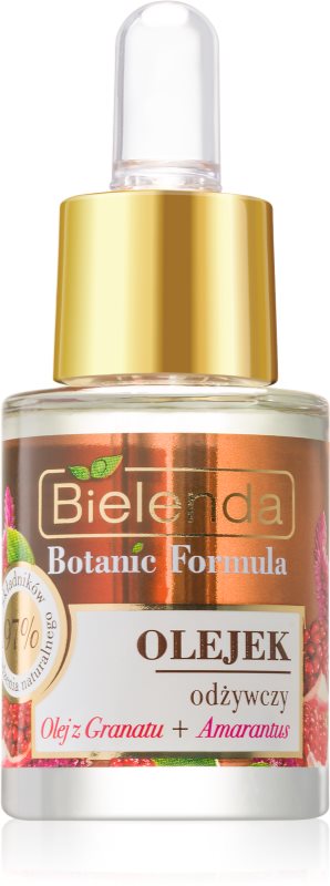 Bielenda Botanic Formula Pomegranate Oil + Amaranth olio nutriente viso