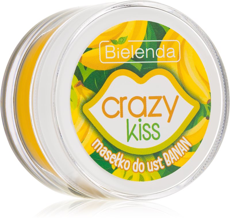 Bielenda Crazy Kiss Banana negovalno maslo za ustnice