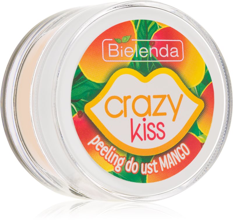 Bielenda Crazy Kiss Mango mehčalni sladkorni piling za ustnice