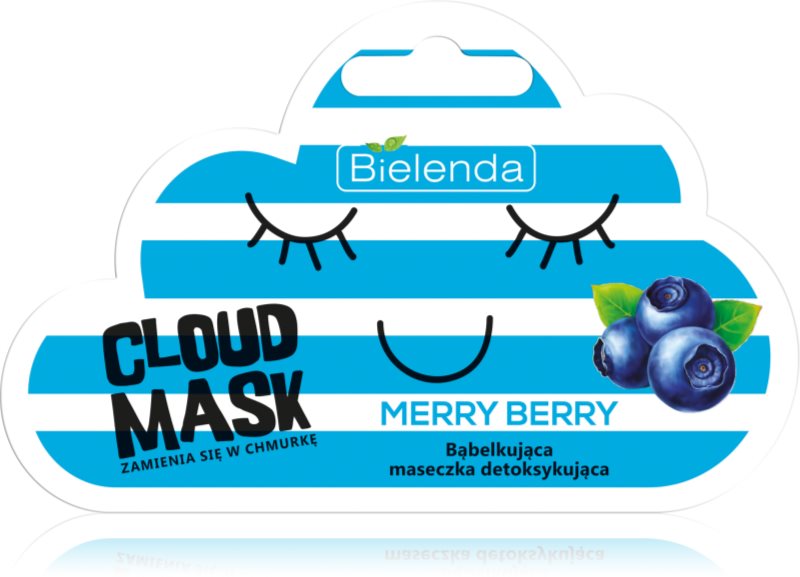 Bielenda Cloud Mask Merry Berry maschera detossinante viso