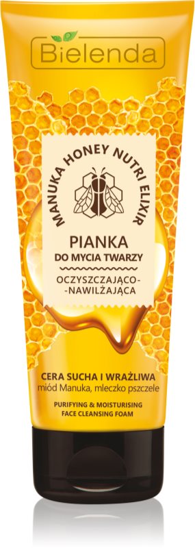 Bielenda Manuka Honey schiuma detergente viso