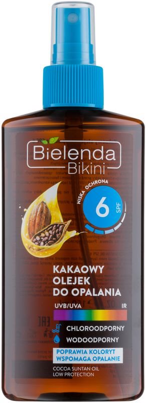Bielenda Bikini Cocoa óleo bronzeador em cápsulas SPF 6
