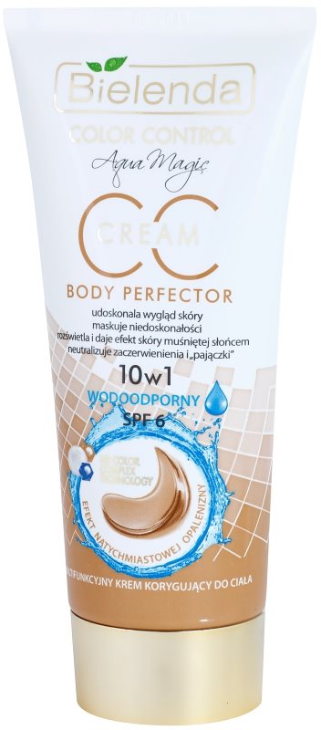 Bielenda Color Control Body Perfector Wasserfeste CC Creme mit Bräunungseffekt