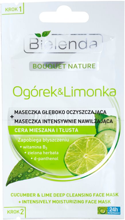 Bielenda Cucumber&Lime maska za čišćenje s hidratacijskim učinkom